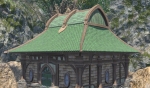 混合制林间小屋房顶